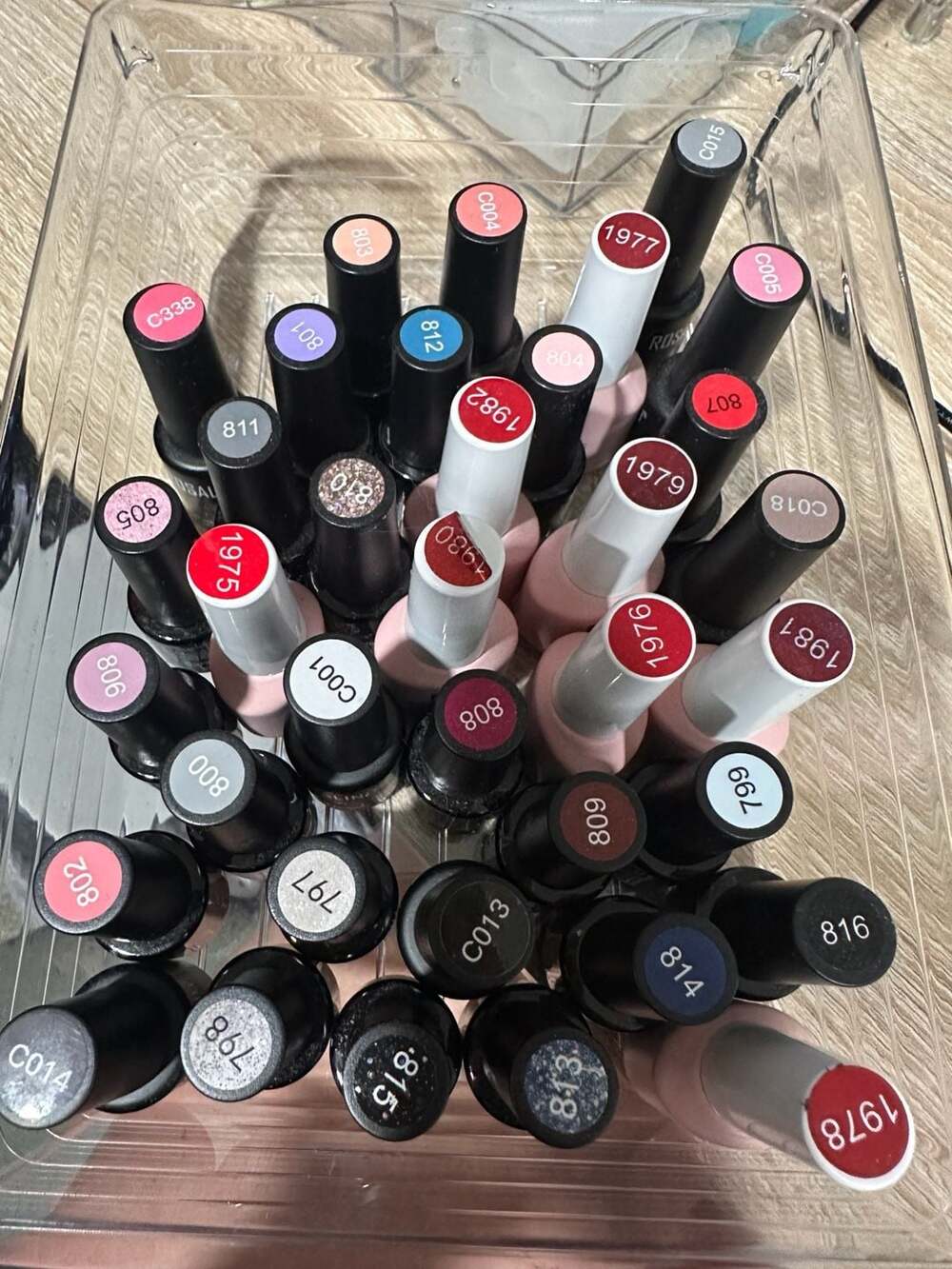 Assortment of Beetles, Rosalind, and Gaoy Gel Nail Polishes (36 bottles total)